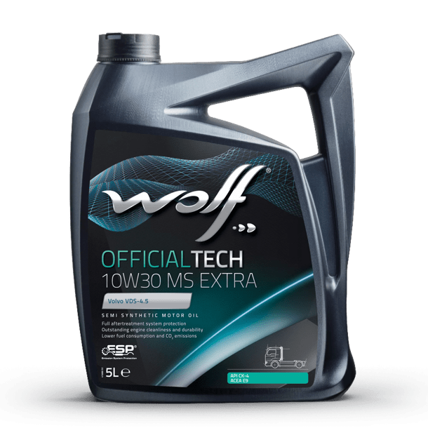 WOLF - Huile moteur OFFICIALTECH 10W30 MS EXTRA - Bidon de 5 litres - 8334252
