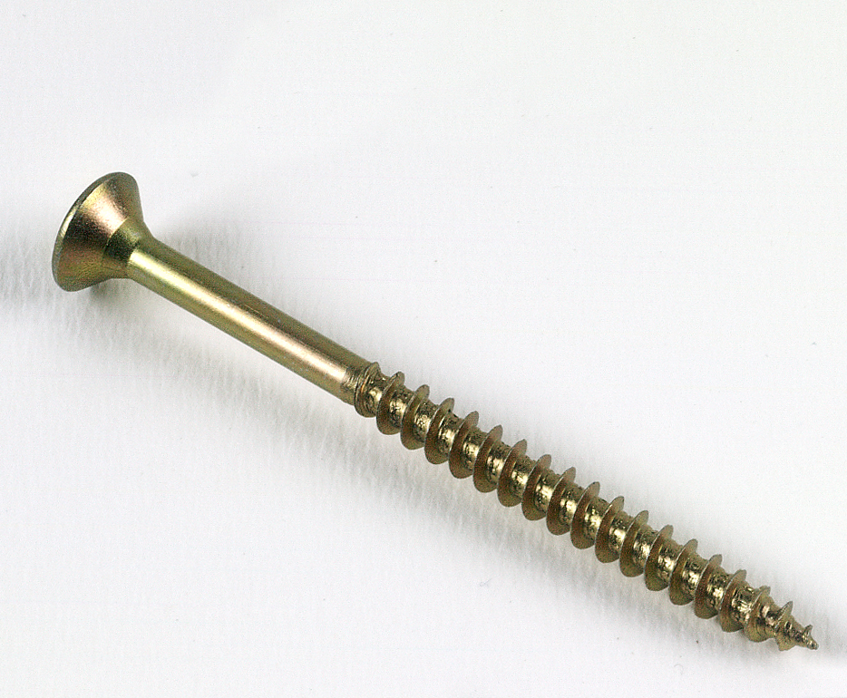 TOPCAR - 100 vis panneaux particules tête fraisée cruciforme z 3.5X50 - 150-3.5X50