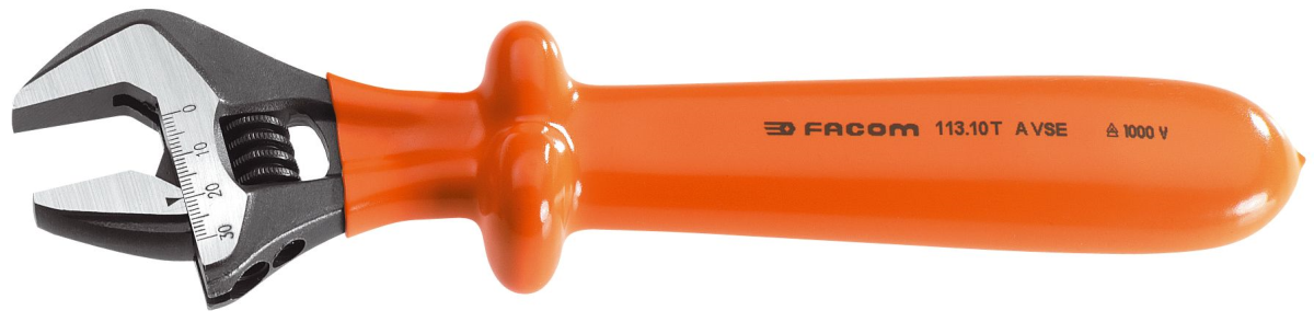 FACOM - 113.AVSE - Clés à molette isolées 1000 Volts série VSE - 113.8TAVSE