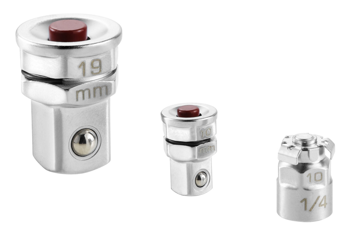 FACOM - Lot de 2 adaptateurs pour clé vers carré 1/4'' et 1/2'' - 467.ADAPT10-19