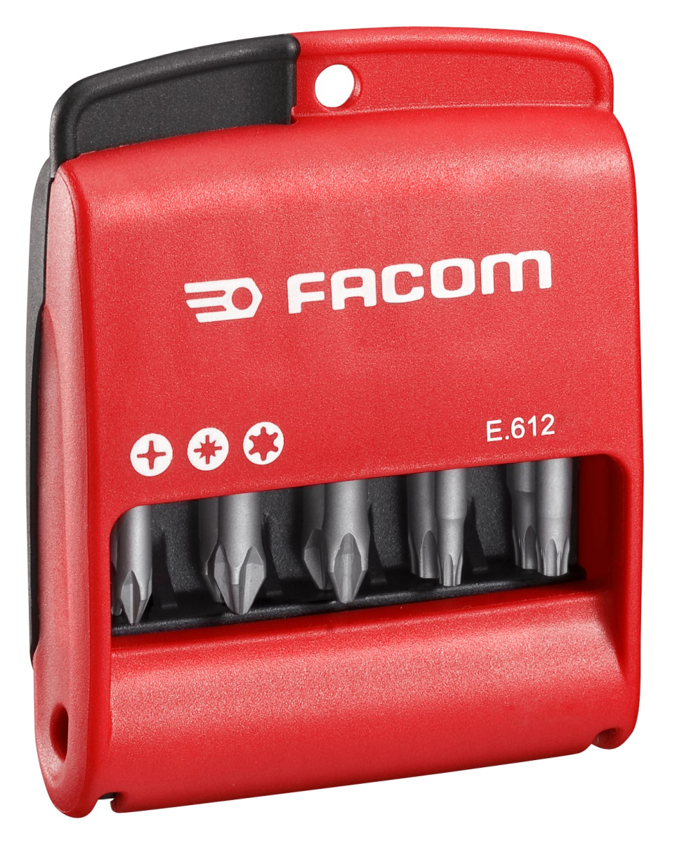 FACOM - Jeu de 10 embouts de 50 mm à gorge 1/4'' - série 1 - E.612PB