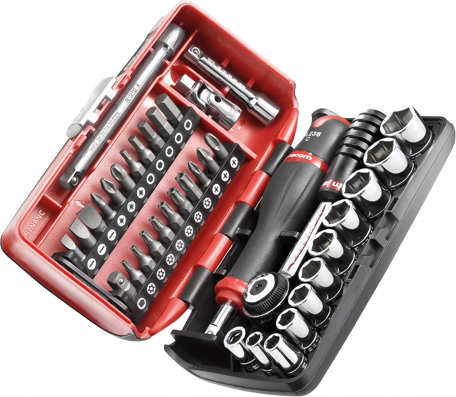 FACOM - Coffret cliquets + embouts 1/4 - R2NANOPB