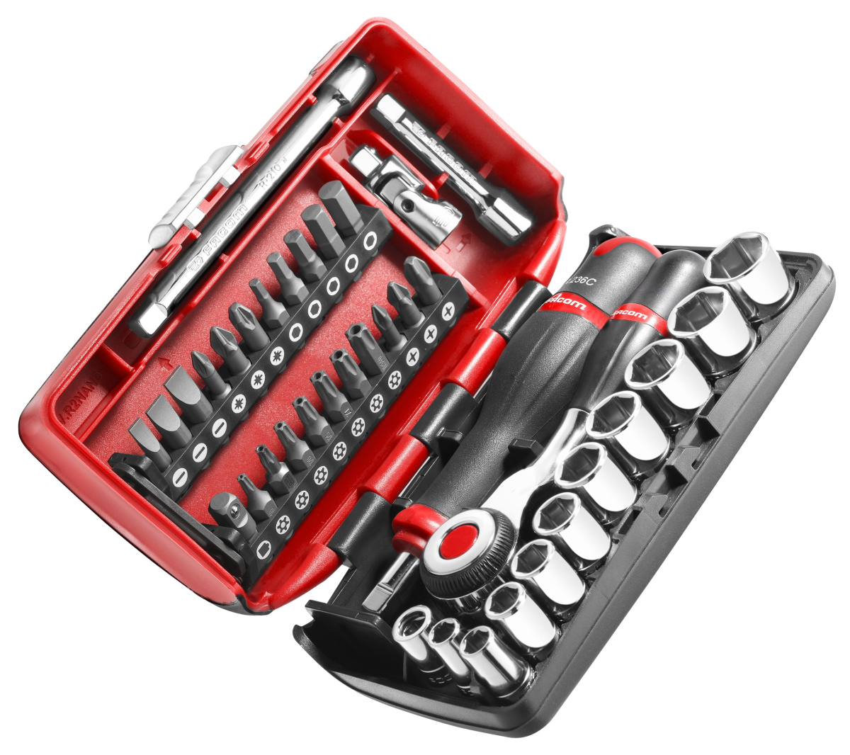 FACOM - Coffret de douilles 1/4'' 6 pans métriques - - R.360NANOPB