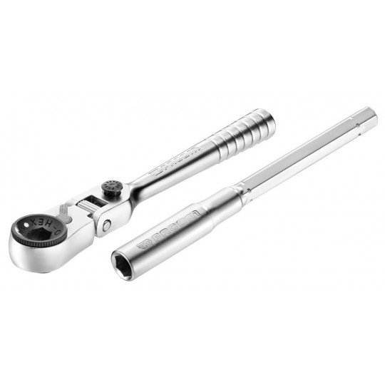 FACOM - Cliquet Facom 1/4'' compact tête flexible 180° + rallonge 100mm - R.180PB