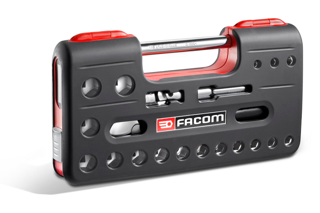FACOM - Coffret douilles DBOX, 6 pans métriques, 1/2'' - SLDBOX1PB