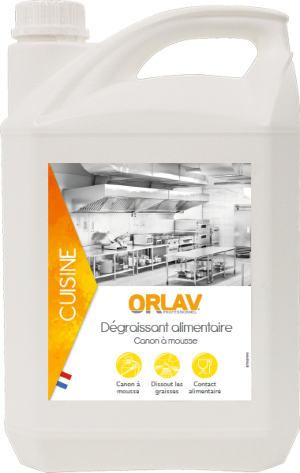 ORLAV - Dégraissant alimentaire canon à mousse - 002001506