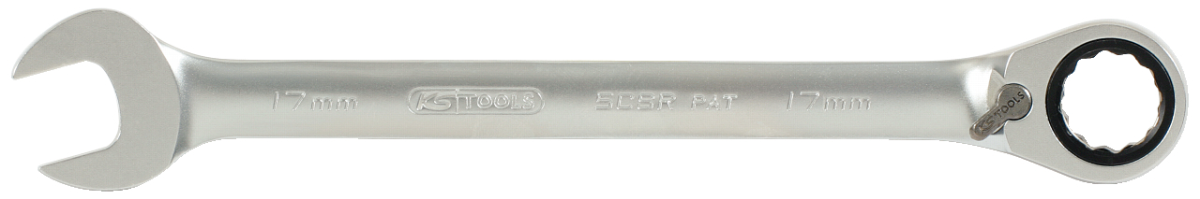 KS TOOLS - Clés mixtes GEAR Plus à cliquet RING-STOP 8mm - 503.4908