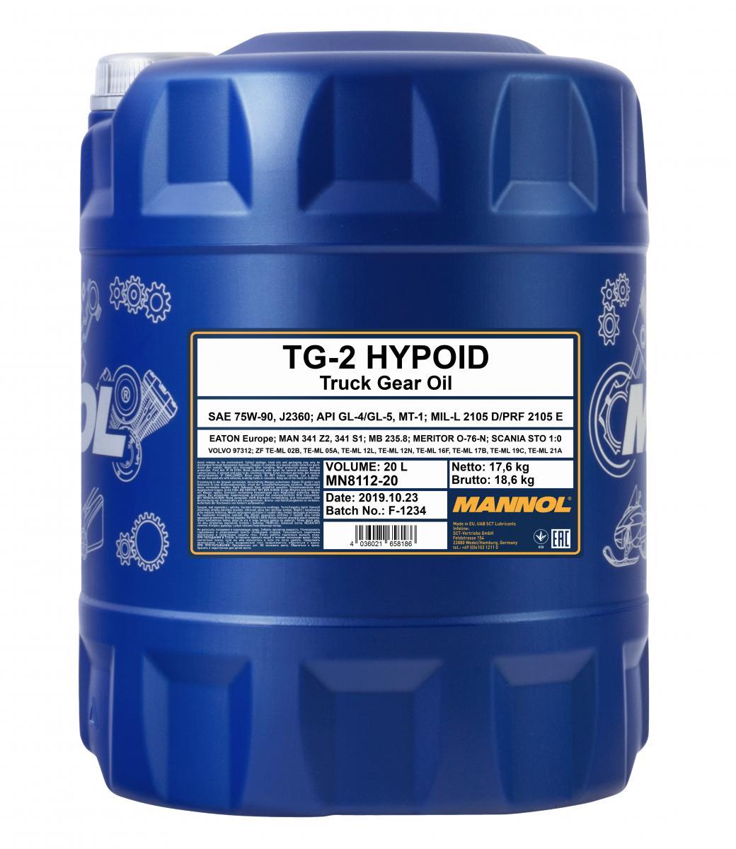MANNOL - Huile de transmission 75W90 - 20L - MN8112-20