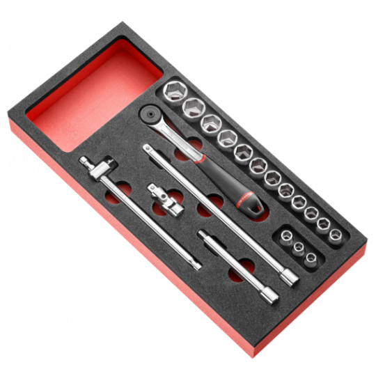 FACOM - Module mousse douille 3/8'' 6 pans - MODM.J161-36PB
