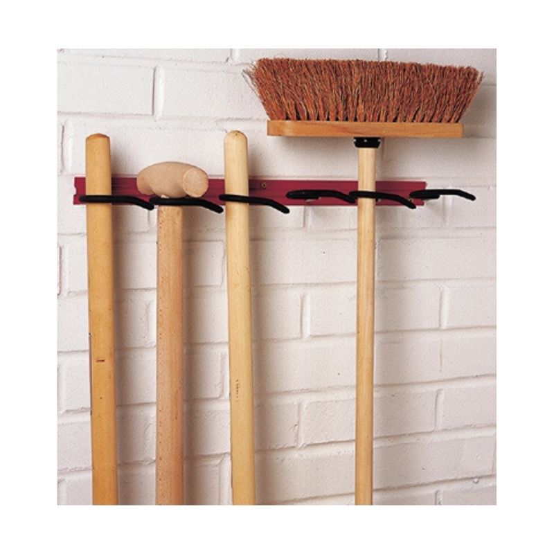 MOTTEZ - Support mural 6 crochets tout type d'outils à manche - B041K