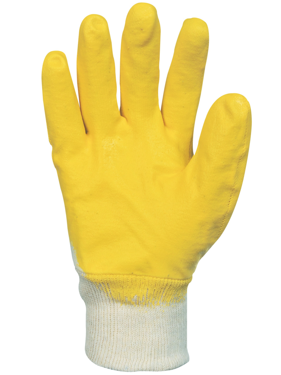 SINGER - Paire de gants nitrile (3/4) - Enduction ultra-légère - Support coton cousu - Poignet tricot - Taille 10 - NBR1126J