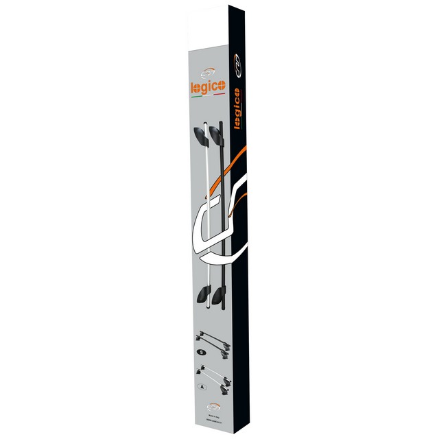 Pack complet 2 barres de toit gamme Logico Acier pour Berline Polaire 41124