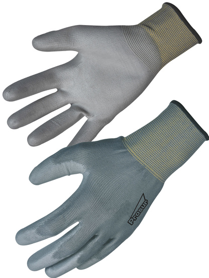 SINGER - Gant nylon gris enduction pu - Taille 6 - NYM713PUG06