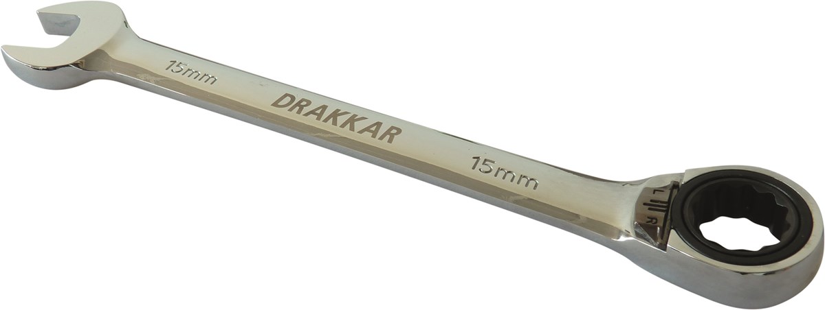 DRAKKAR-TOOLS - Clé mixte coudée à cliquet - 12702 Numéro: 24
