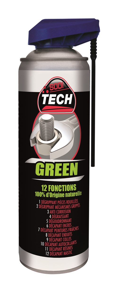 SODITECH - Dégrippant 12 fonctions d'origine végétale - aérosol 400ml - 14351