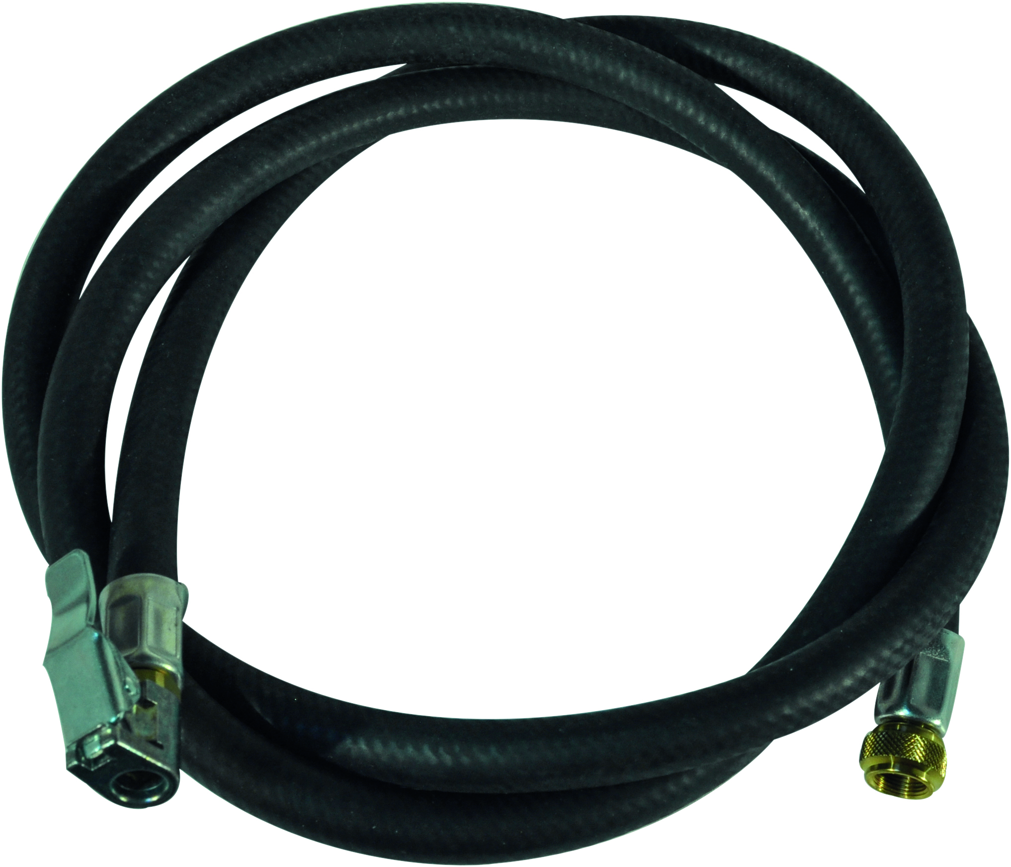 SCHRADER - Tuyau 1,5m avec embout pour pistolet de gonflage - 17023