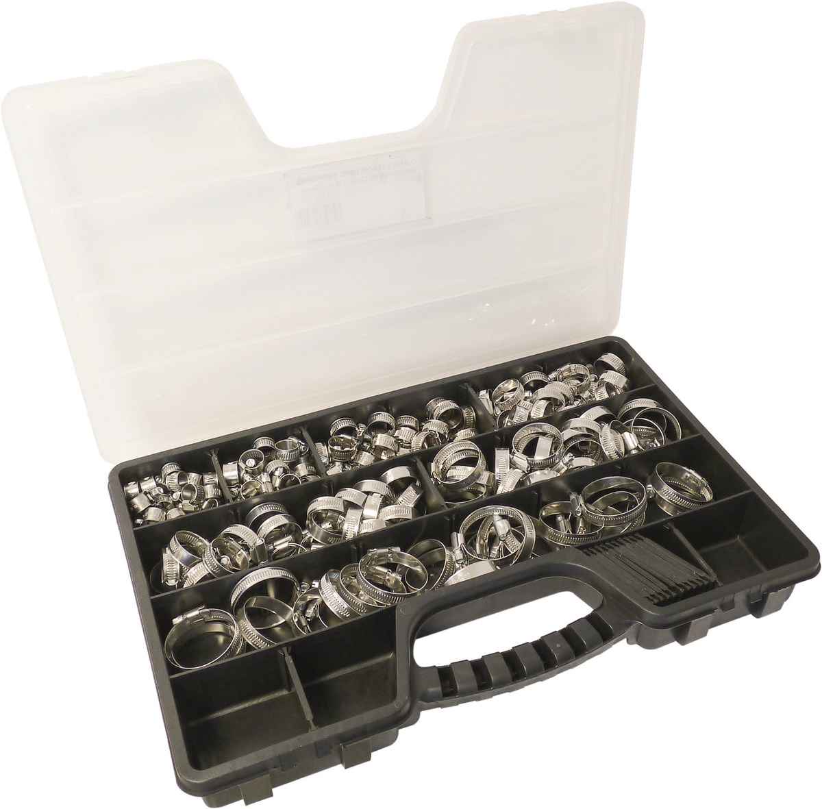 KLIPPER - Collier à crémaillère acier inox 316 12mm de 8 à 50mm - coffret de 175 pcs - 26515