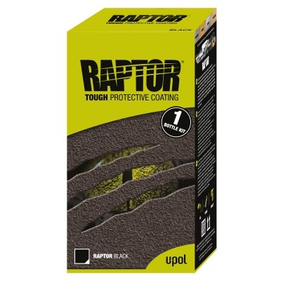 UPOL - Revêtement de protection polyuréthane Raptor - 1 litre - RLB/S1