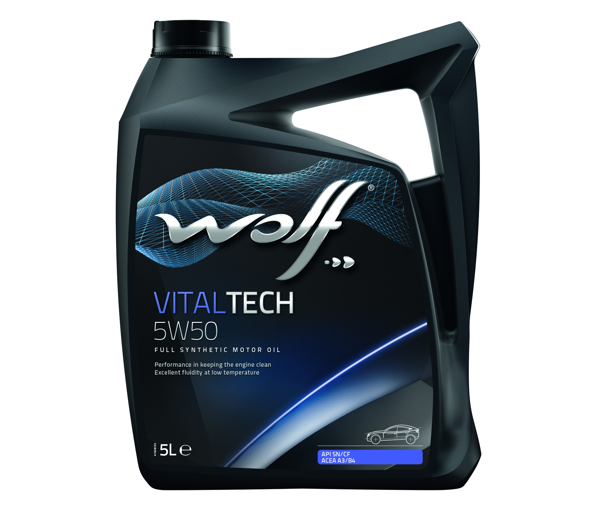 WOLF - Huile moteur VIVALTECH 5W50 - Bidon de 5 litres - 8314728